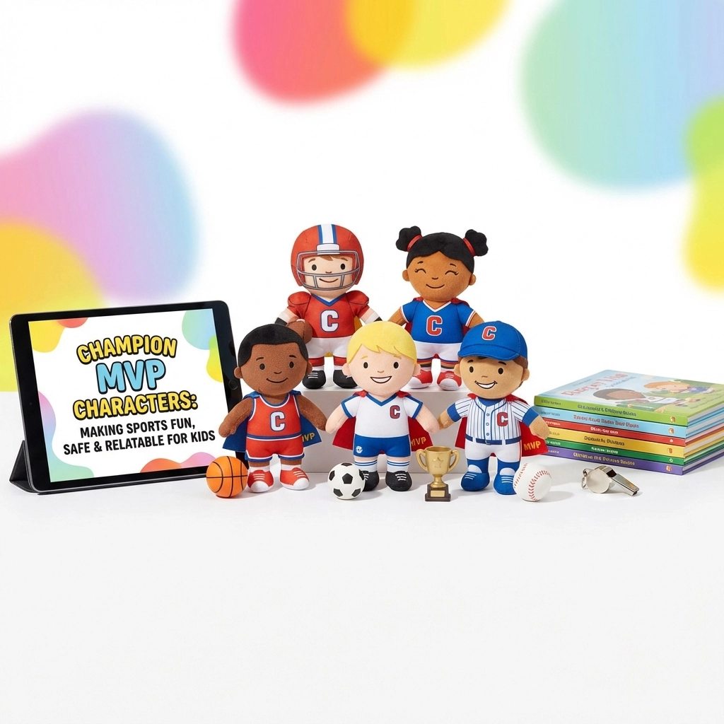Meet the Champion MVP Characters: Making Sports Fun, Safe, and Relatable for Kids zdw7rgmc oz