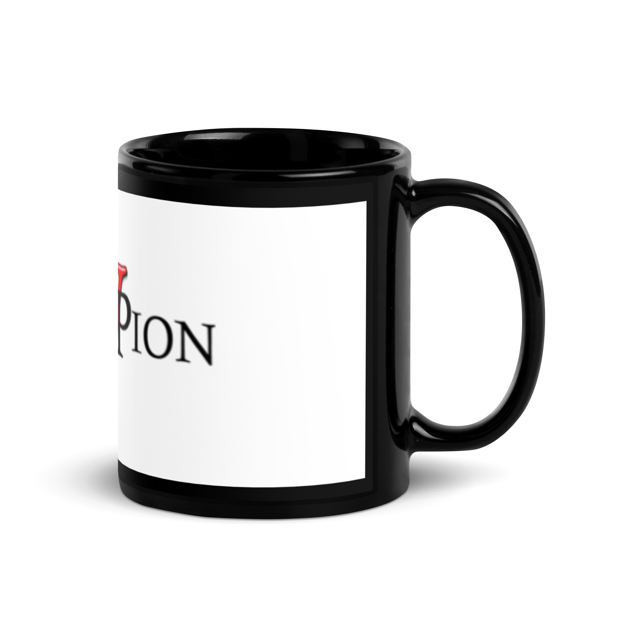 black glossy mug black glossy mug