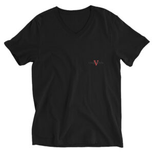unisex short sleeve v neck t shirt