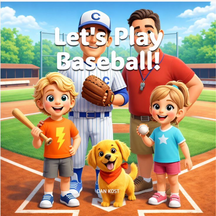 audiobook cover baseball Let's Play Baseball audiobook cover