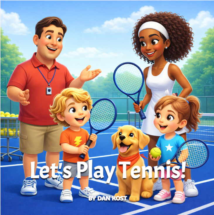 audiobook cover tennis Let's Play Tennis audiobook cover